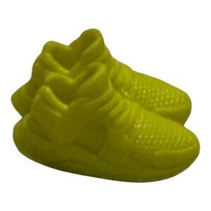 Barbie Fashionistas NeonYellow Sneakers Shoe Fit Flat Feet
